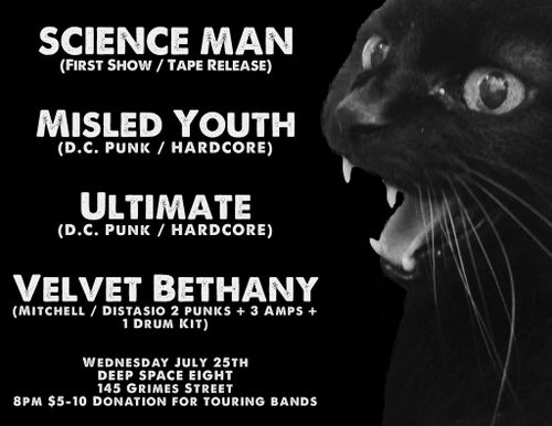 Science Man, Misled Youth, Ultimate, Velvet Bethany