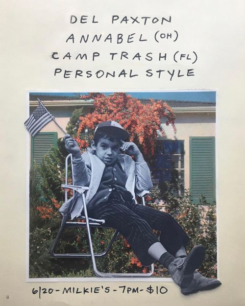 Del Paxton, Annabel, Camp Trash, Personal Style