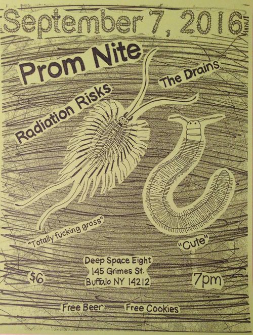 Prom Nite, Radiation Risks, The Drains