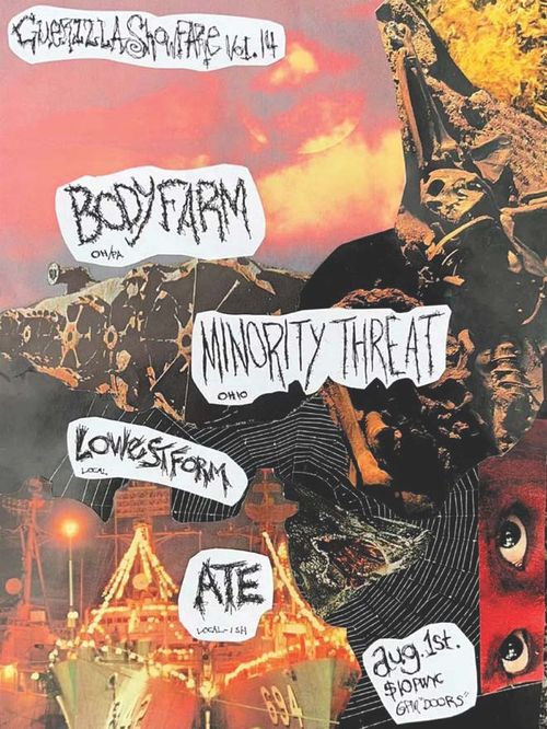 Guerilla Showfare Vol. 14: Body Farm, Minority Threat, Lowest Form, Ate