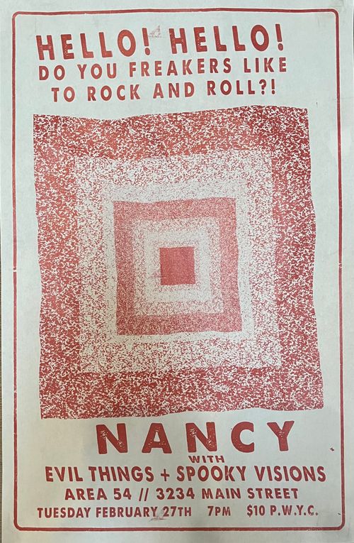 Nancy, Evil Things, Spooky Visions