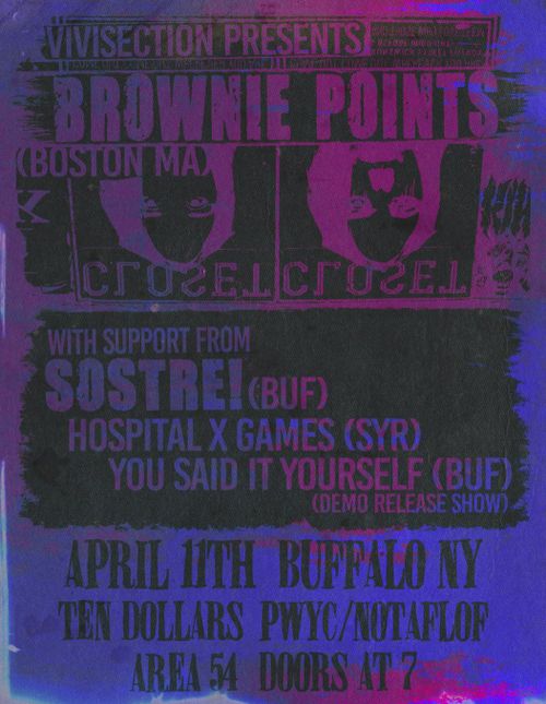 Brownie Points, Sostre!, Hospital X Games, You Said It Yourself