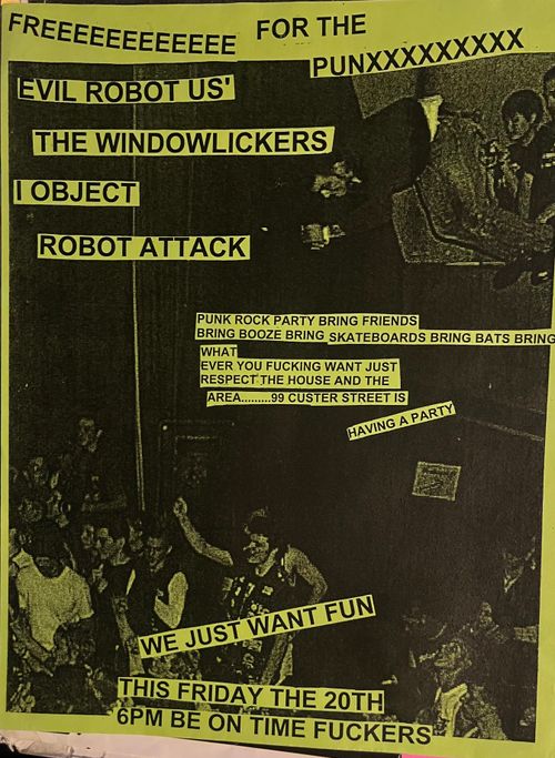 Evil Robot Us’, The Windowlickers, I Object, Robot Attack