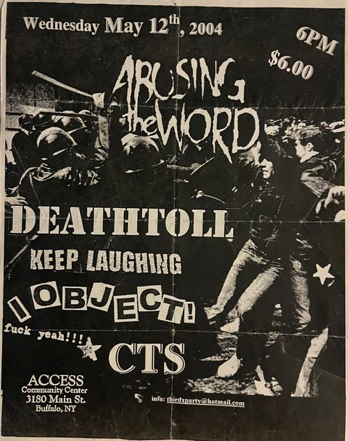 Abusing the Word, Deathtoll, Keep Laughing, I Object, CTS