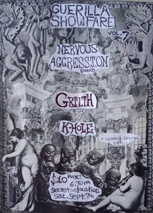 Nervous Aggression, Grilth, K-Hole, Spooky Visions