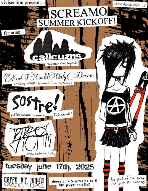 Calicuzns, For I Could Only Dream, Sostre, Piracy Victim