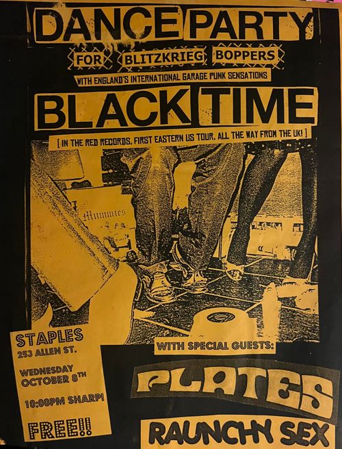 Black Time, Plates, Raunchy Sex