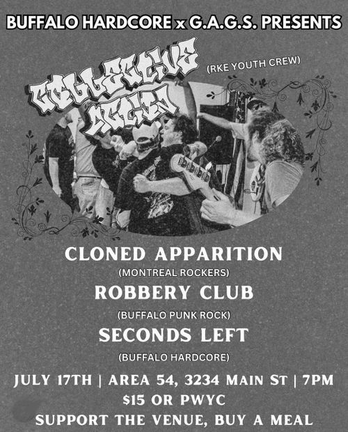 Collective Action, Cloned Apparition, Robbery Club, Seconds Left