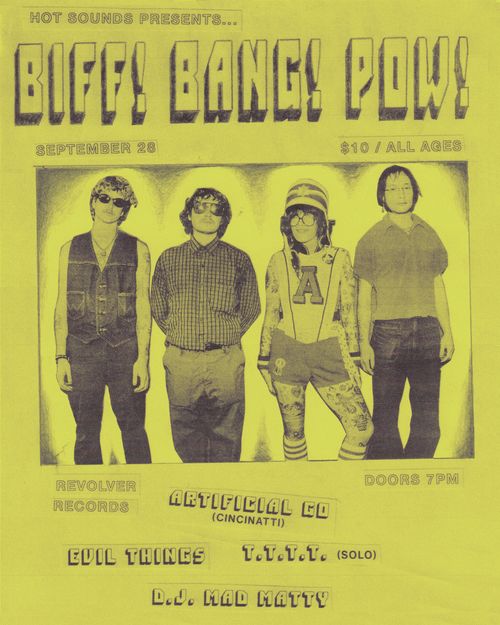 Artificial Go (Cincinnati) w/ Evil Things, T.T.T.T. (solo), and DJ Mad Matty