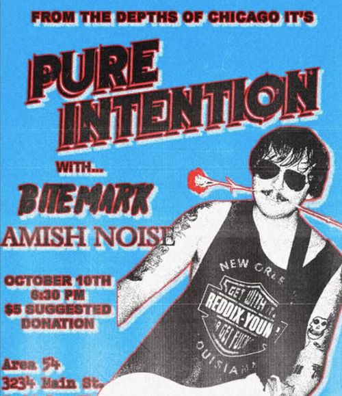 Pure Intention, Bite Mark, Amish Noise at Area 54