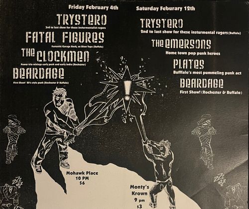 Trystero, Fatal Figures, Clockmen, Beardage