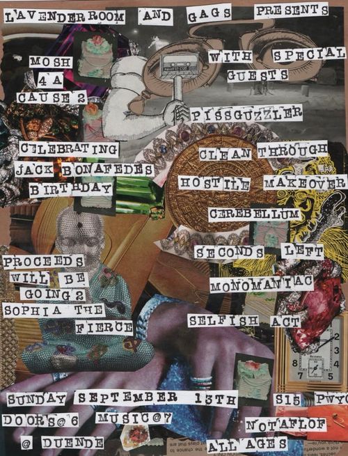 Piss Guzzler, Clean Through, Hostile Makeover and more at Duende